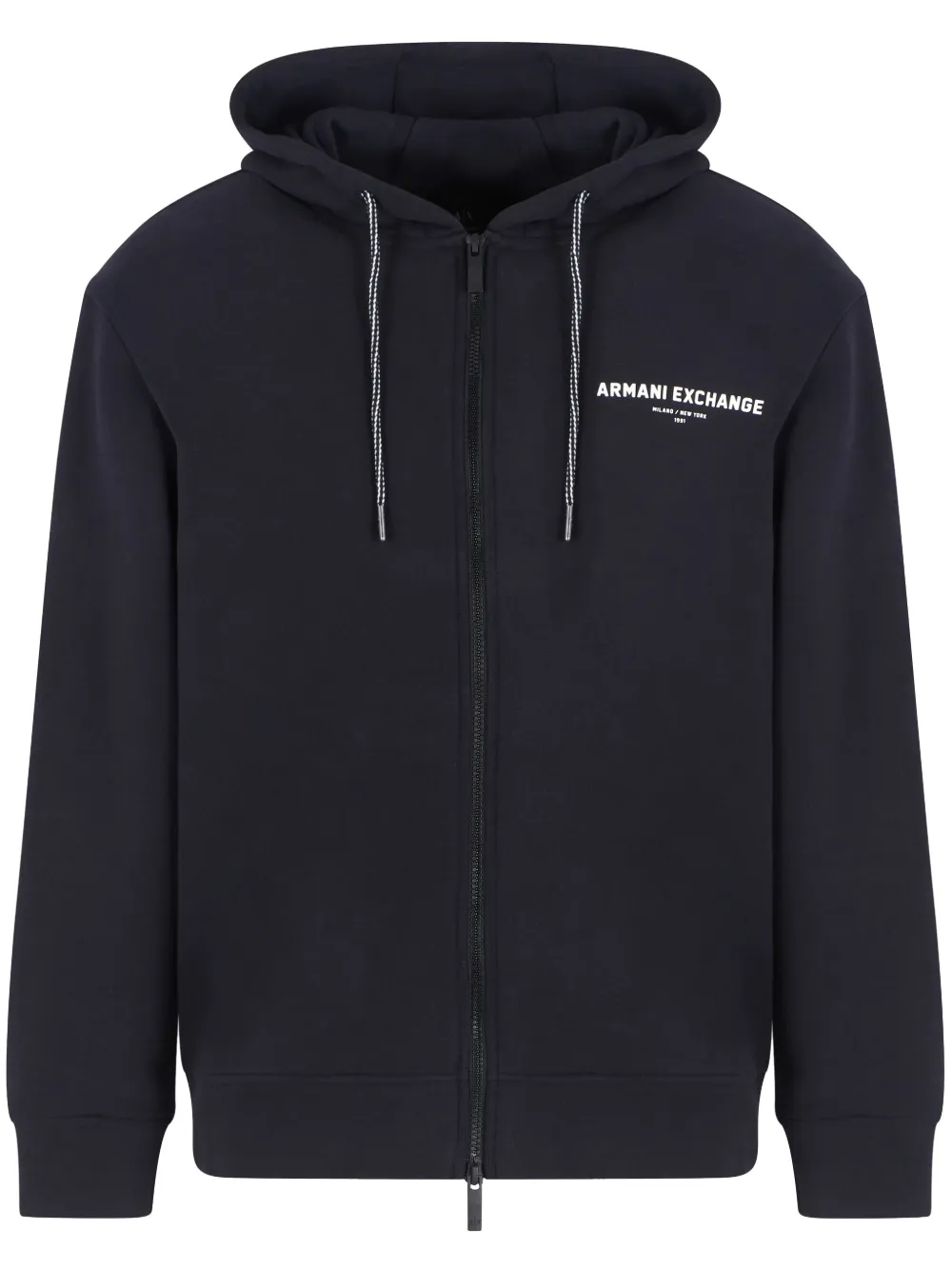 

Худи на молнии Armani Exchange, синий