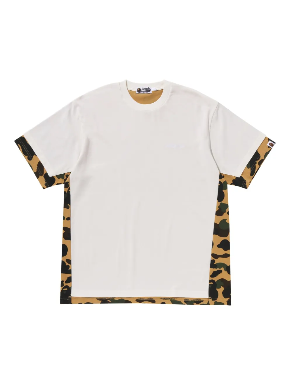 

Футболка с камуфляжным принтом A BATHING APE, белый