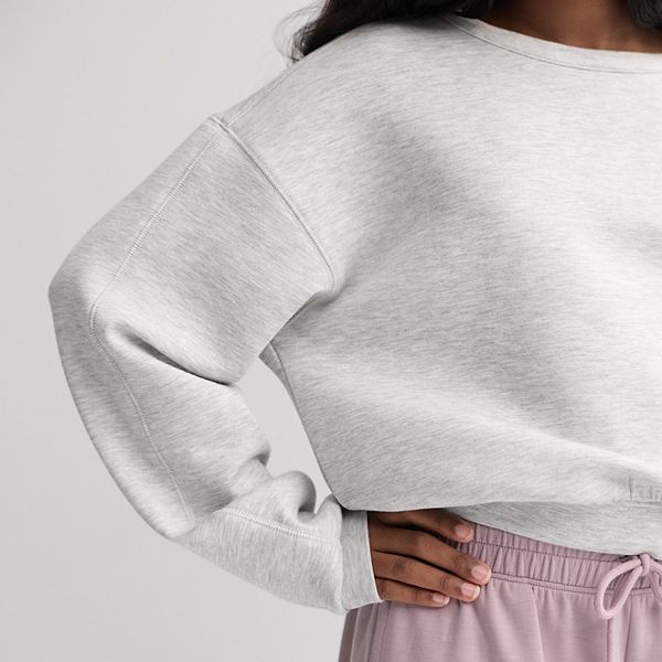 Детская толстовка Solace Crew Popover Flx, Medium Frost Heather — фото 3