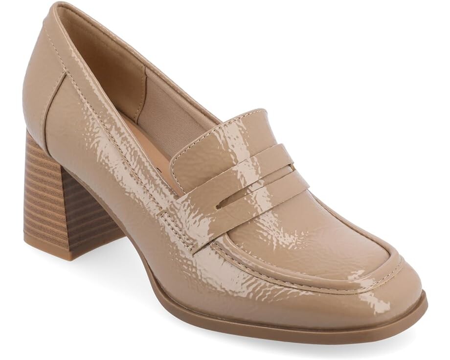 

Туфли Journee Collection Tru Comfort Foam Malleah Pumps, цвет Patent/Taupe