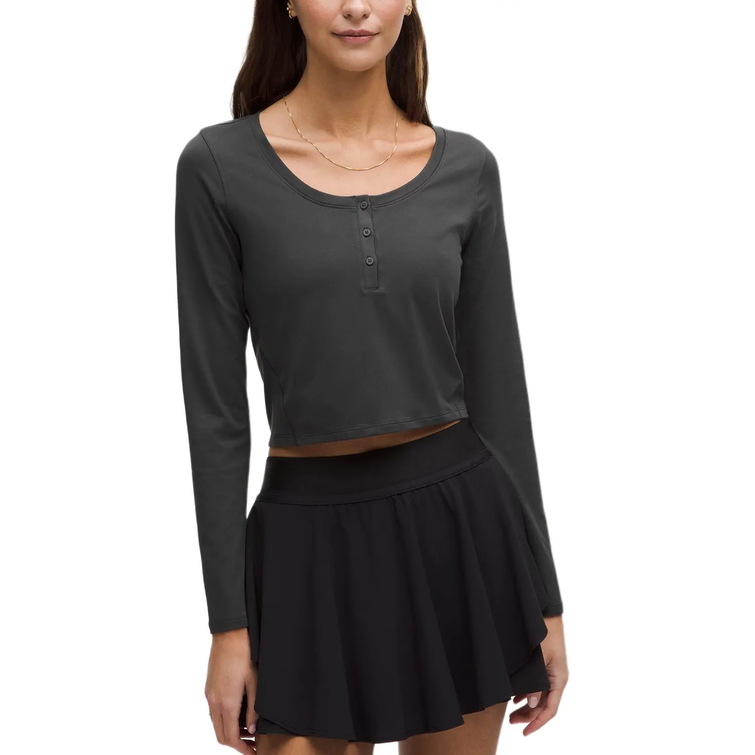 

Lululemon Футболка Rulu женская graphite gray