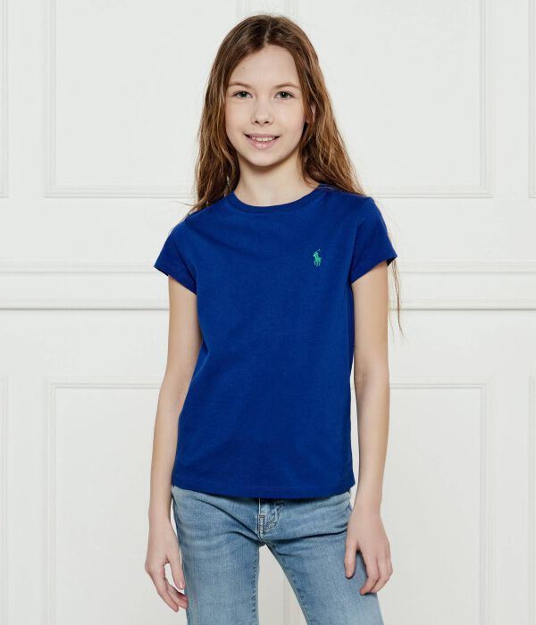 

Футболка детская Polo Ralph Lauren однотонная, синий