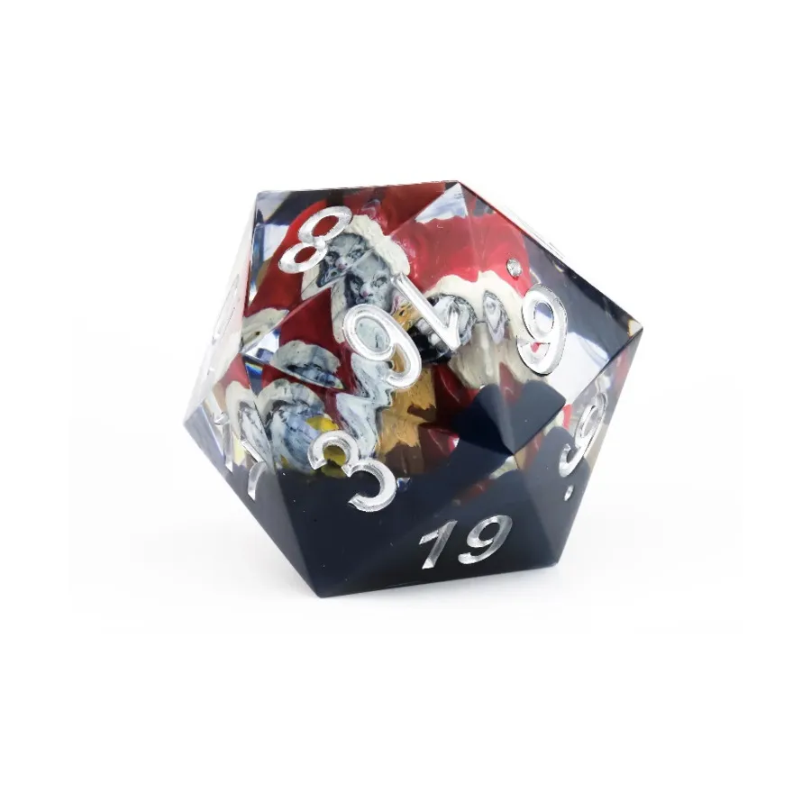 

54мм d20 Рождественский Крампус, Dice Singles