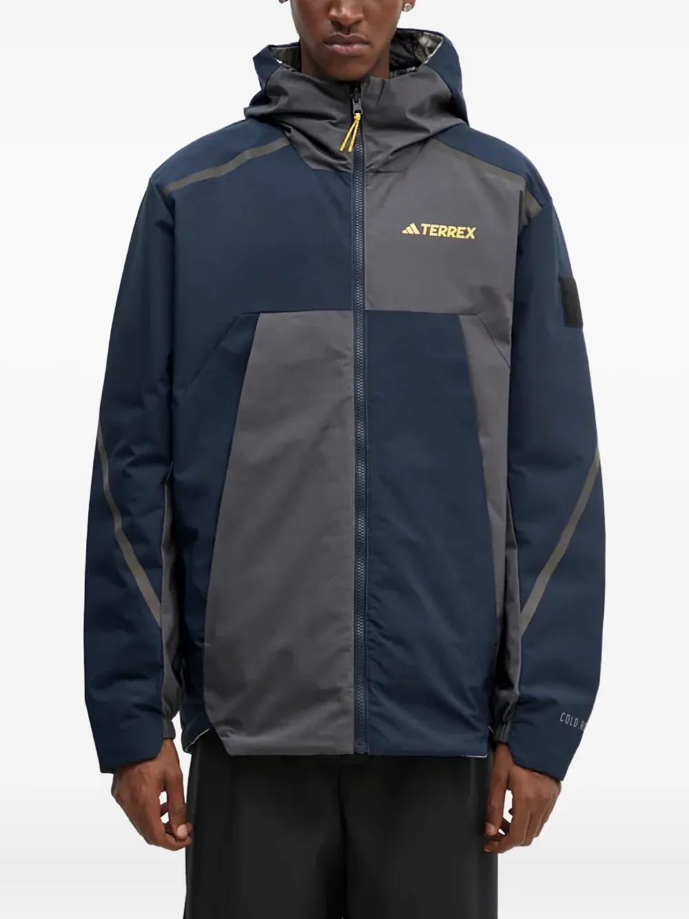 

Куртка с капюшоном в стиле колор-блок X National Geographic adidas, синий