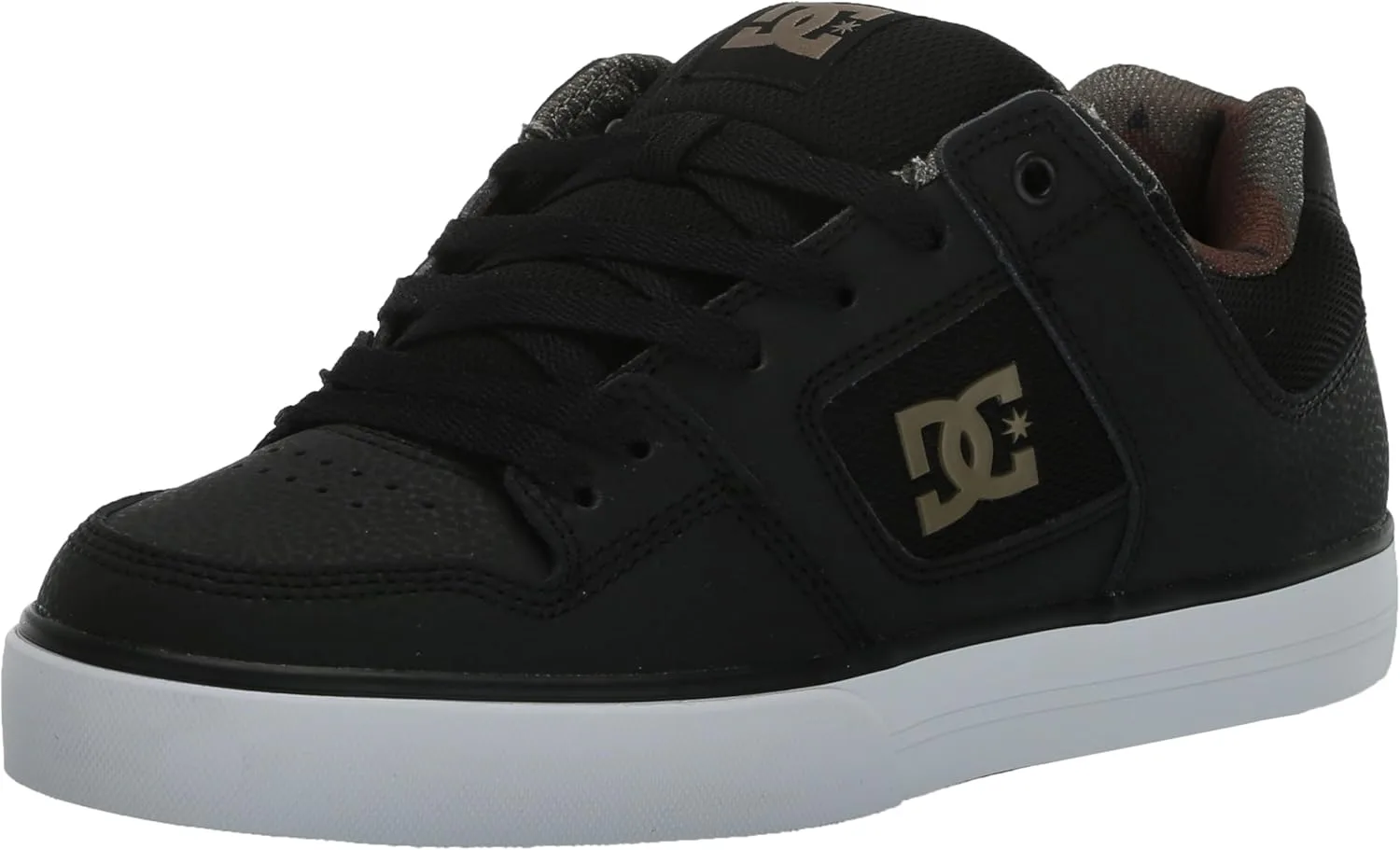 Мужские кожаные туфли из натуральной кожи Dc Shoes, черный/зеленый