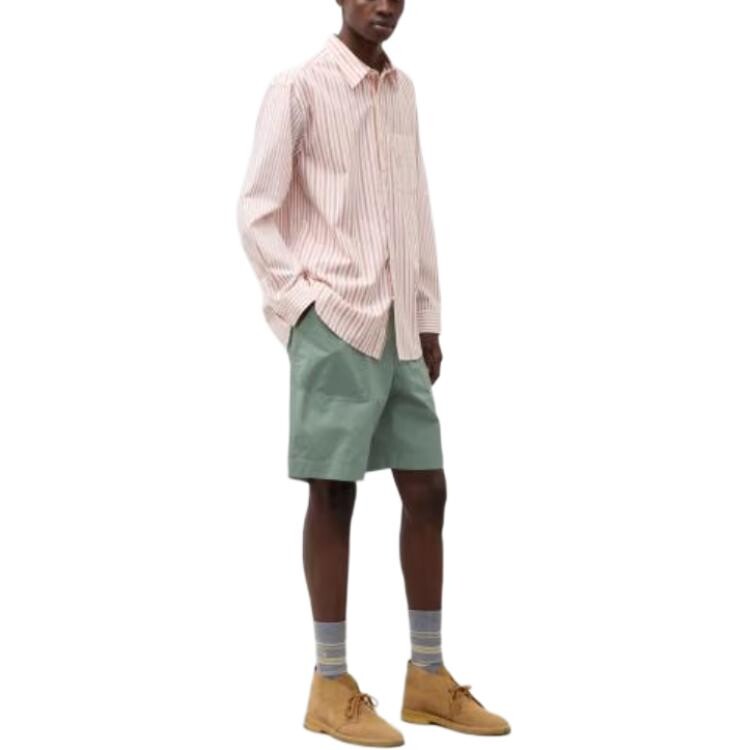 Jw Anderson Co-Branded Series Повседневные шорты для мужчин Оливковый Uniqlo, оливковый — фото 2