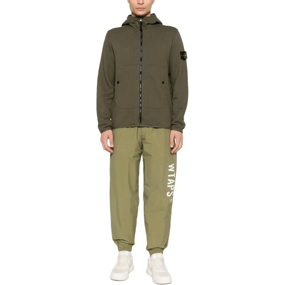 Свитшот мужской Stone Island Army Green — фото 3