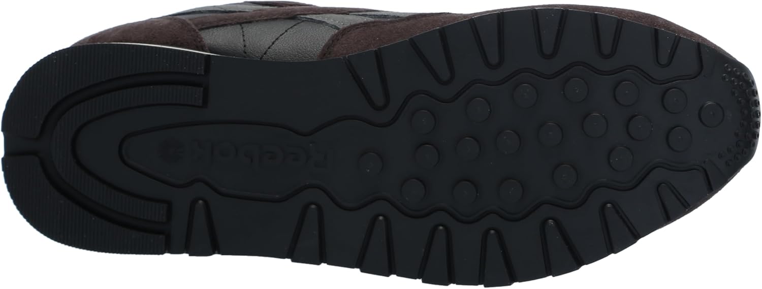 Классические кожаные кроссовки для взрослых, унисекс V1 Reebok, черный/серый — фото 4