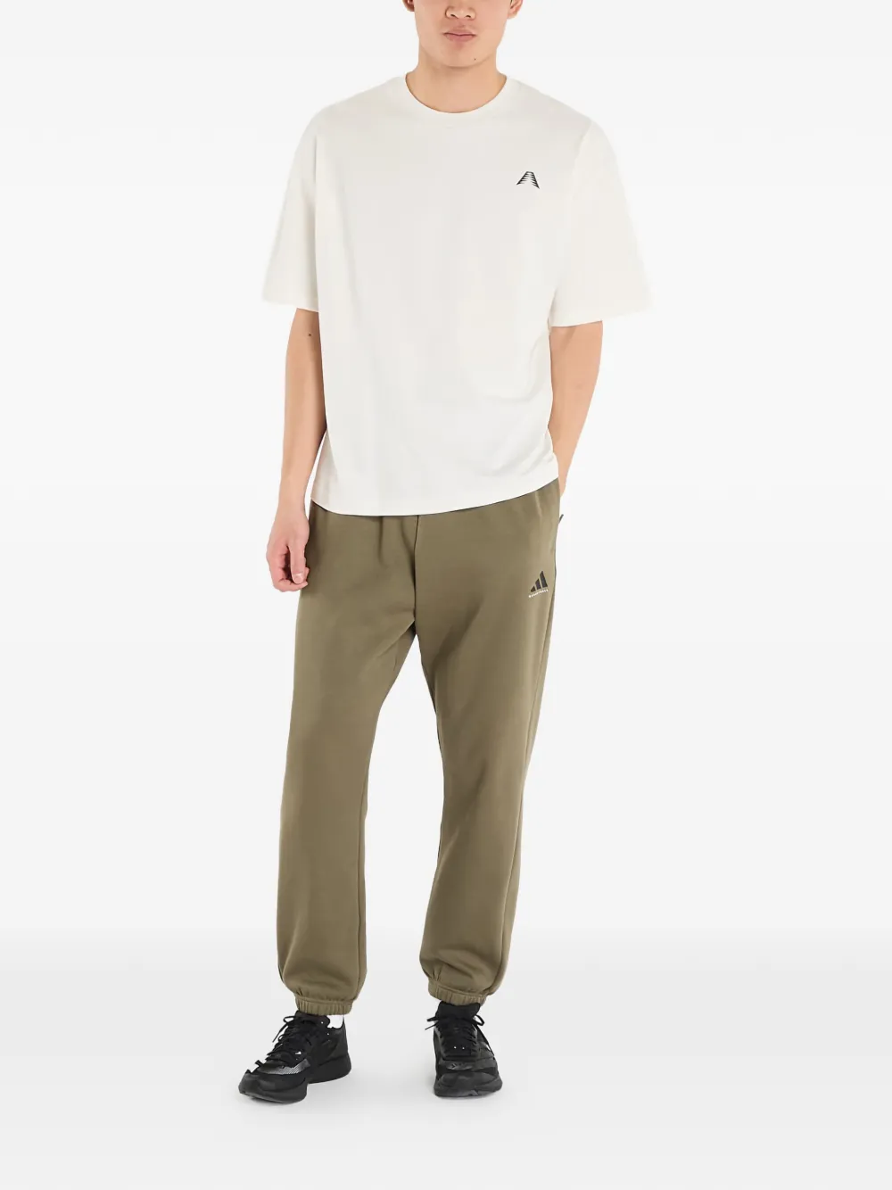 Футболка X Anthony Edwards GFX Adidas, белый — фото 2