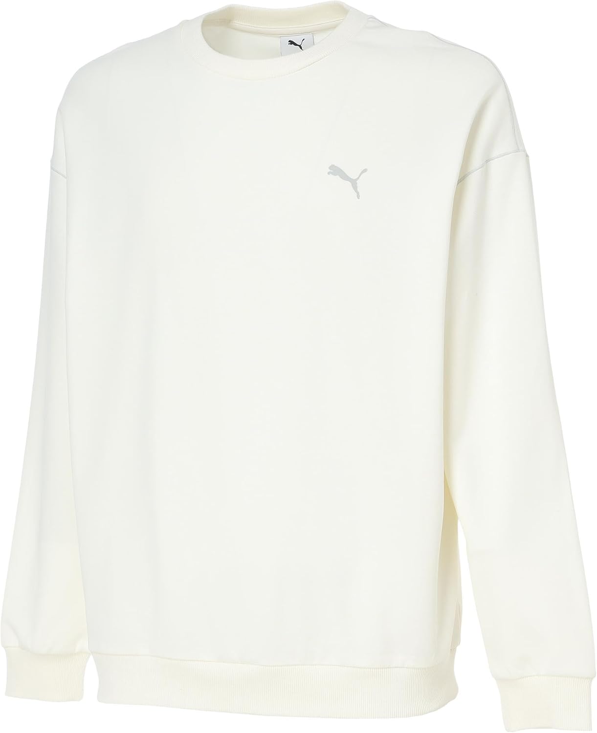 

Мужская повседневная спортивная толстовка Puma DK 690014 ESS MX, свободный крой, белый