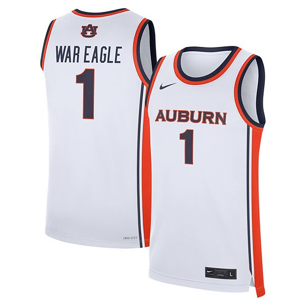 

Мужская баскетбольная майка Auburn Tigers #1 home war eagle Nike