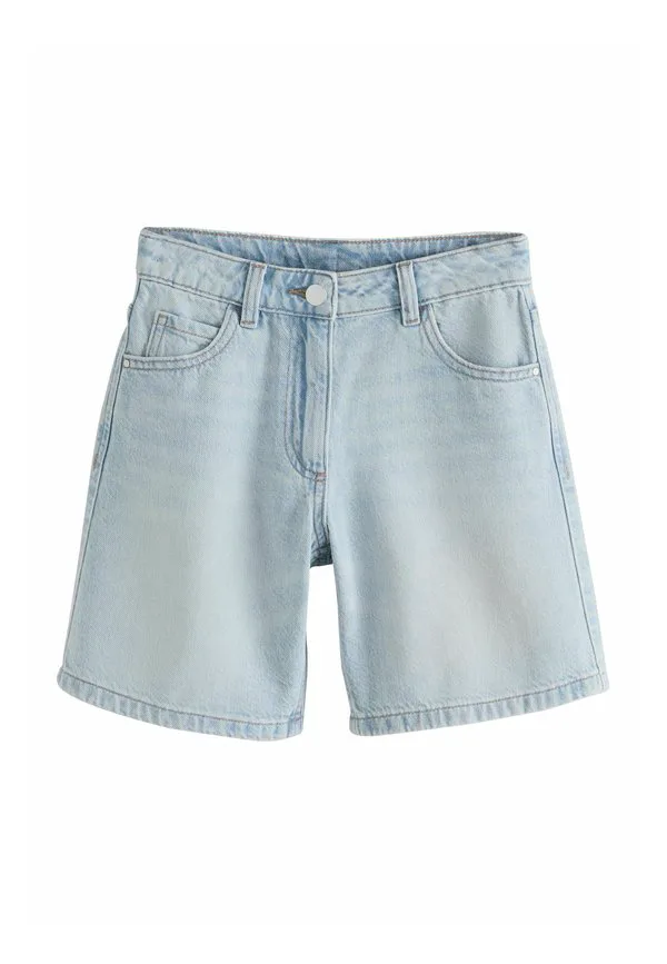 Свободные джинсовые шорты Next, Light Blue — фото 4