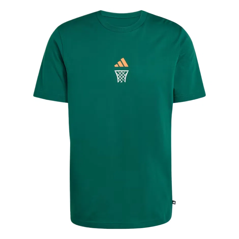 Футболка мужская University Green с круглым вырезом Adidas