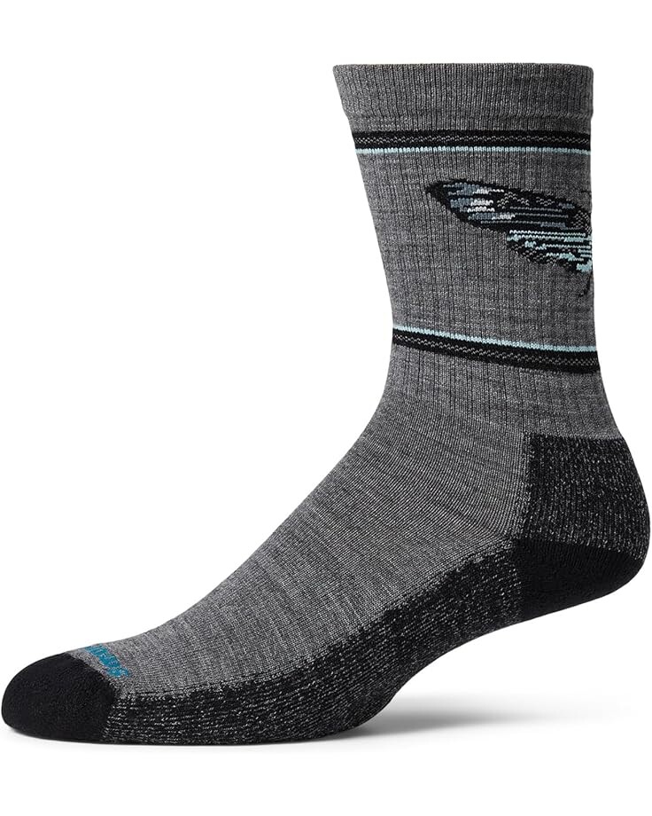 

Носки Unisex Smartwool Everyday Mystic Moth Crew, цвет Medium Gray