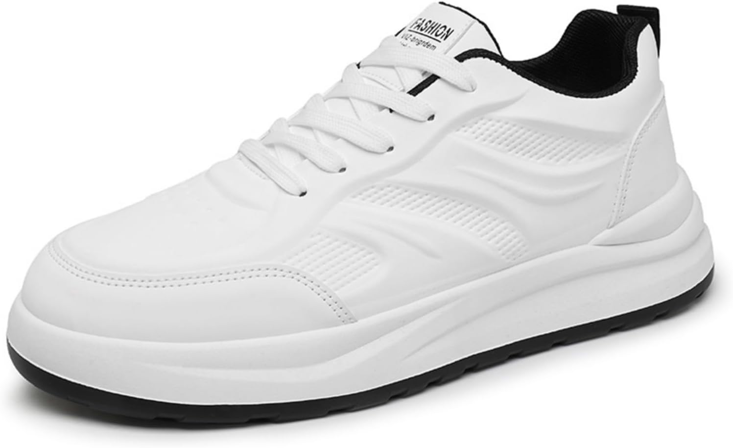 

Мужские массивные платформенные кроссовки Kpdwfms: дышащие, максимально комфортные. Низкие, на шнуровке, для повседневных прогулок, белый