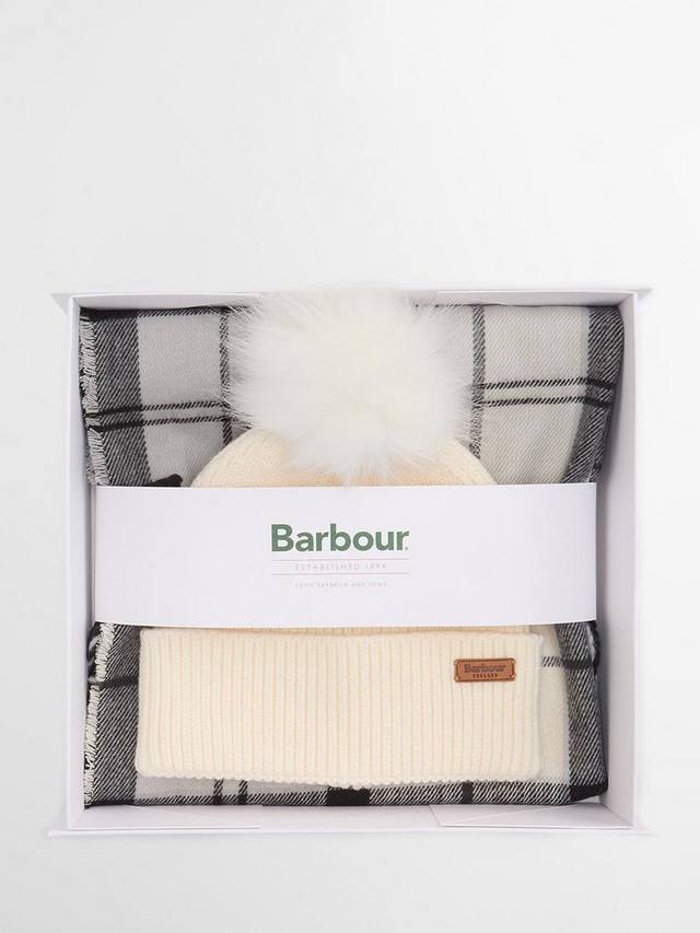 

Подарочный набор Dover Beanie Hat и Hailes Scarf Barbour, Cream/Black/Grey
