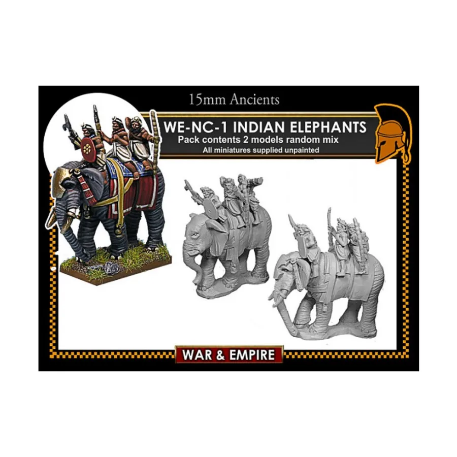 

Слоны - Индийские, War & Empire - Ancient Miniatures - Indian (15mm)