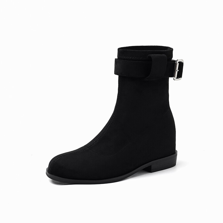 

Ботильоны женские Su Yanjiao, цвет Black Fleece-lined