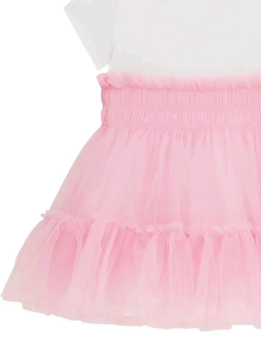 Платье с оборками Guess Kids, розовый — фото 3