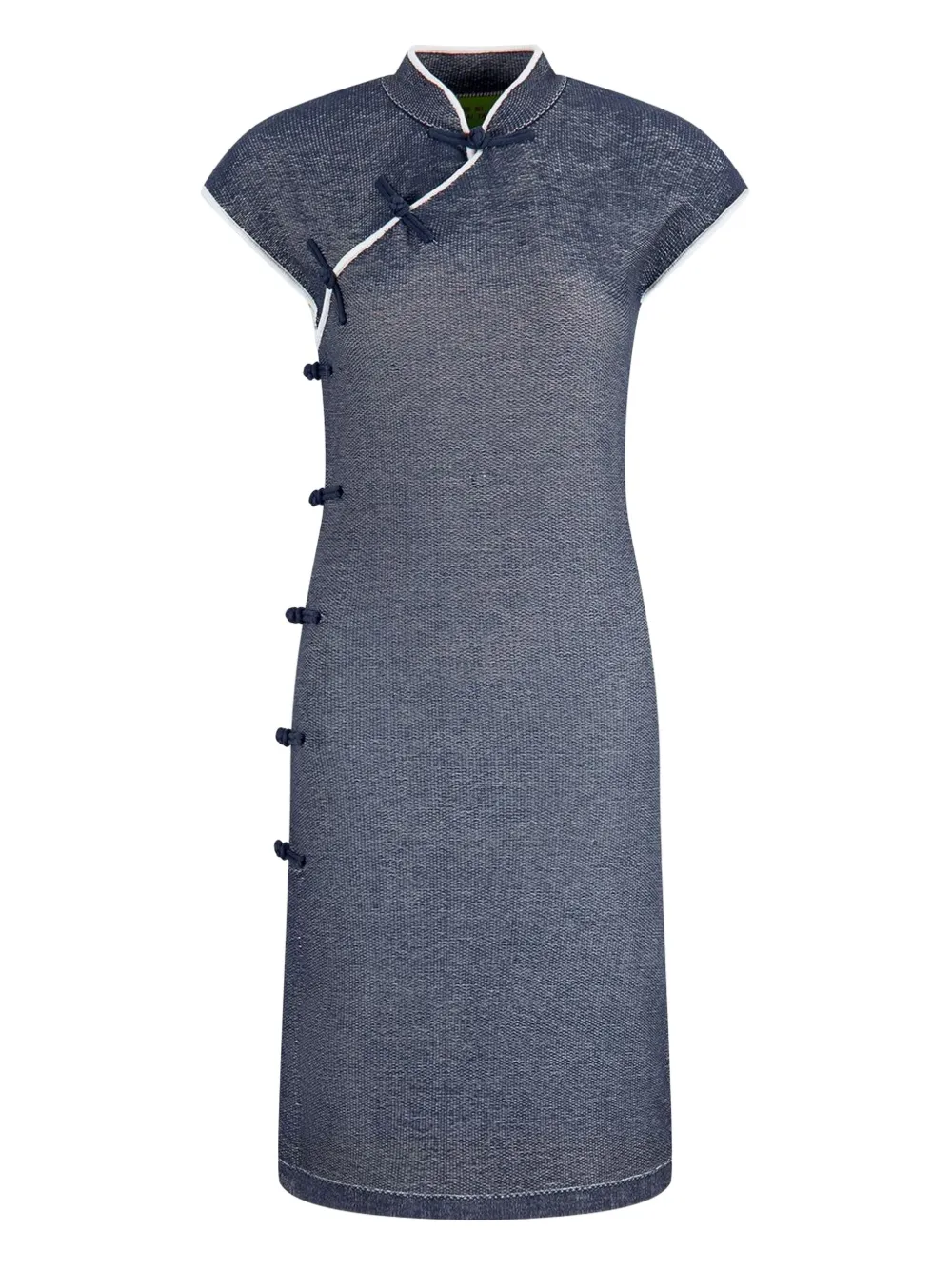 

Платье миди Qipao Shanghai Tang, синий