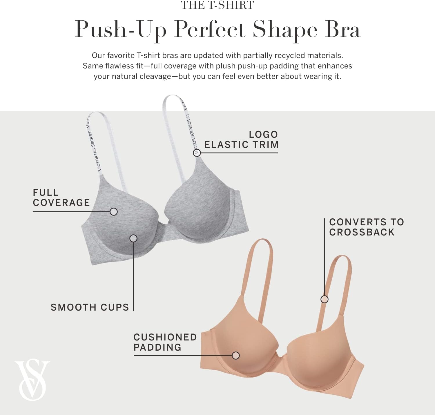 Victoria's Secret Женский бюстгальтер Push Up с полной чашкой, бюстгальтеры для женщин (32A-38DDD), White — фото 4