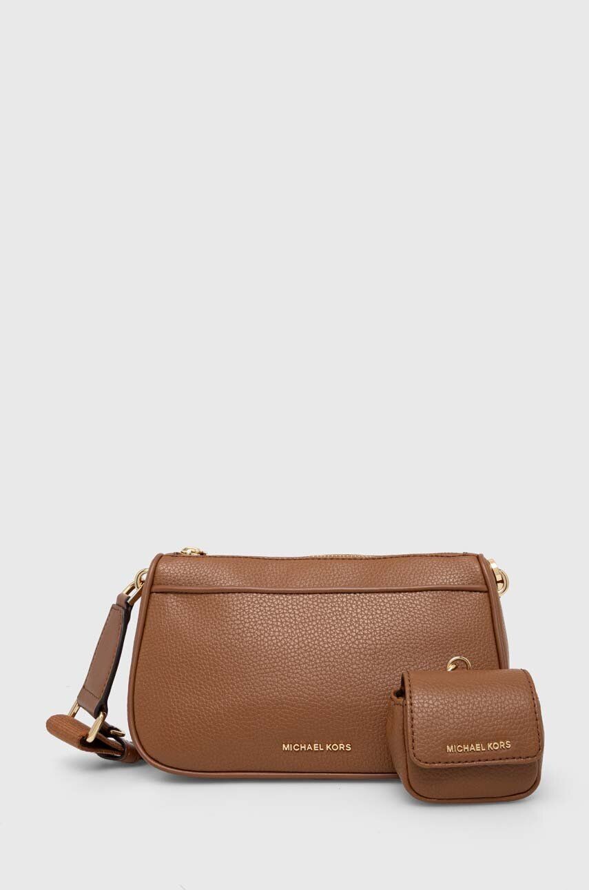 

Кожаная сумка MICHAEL Michael Kors, коричневый