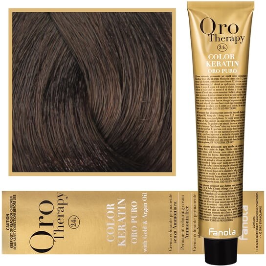 

Краска для волос, 100 мл Fanola, Oro Therapy, Color Keratin Oro Puro, 5.0