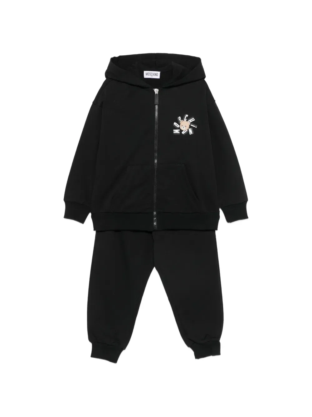 Спортивный костюм "плюшевый мишка" Moschino Kids, черный