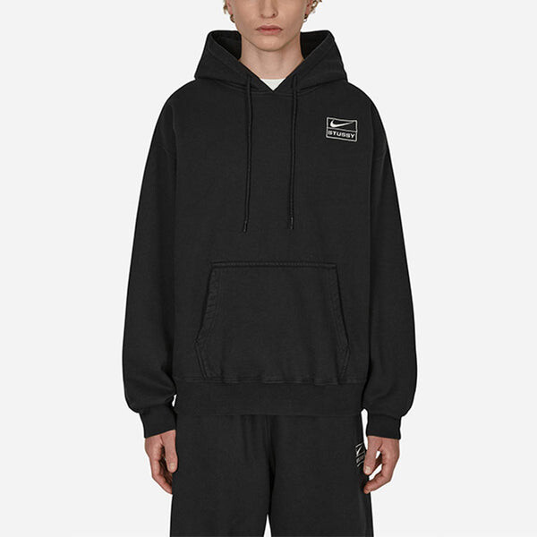Толстовка x stussy logo hoodie 'black' Nike, мультиколор — фото 3