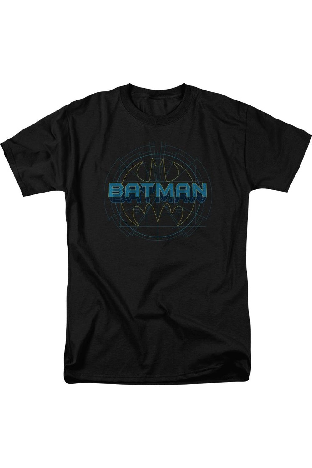 

Футболка с коротким рукавом и логотипом Batman Bat Tech для взрослых Gildan, черный