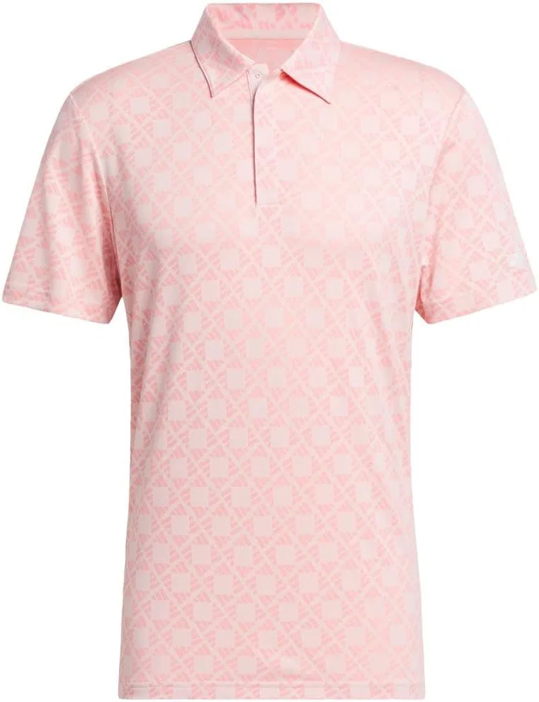 Мужское поло adidas Ultimate365 Tour Heat.rdy Jacquard, Semi Pink Spark