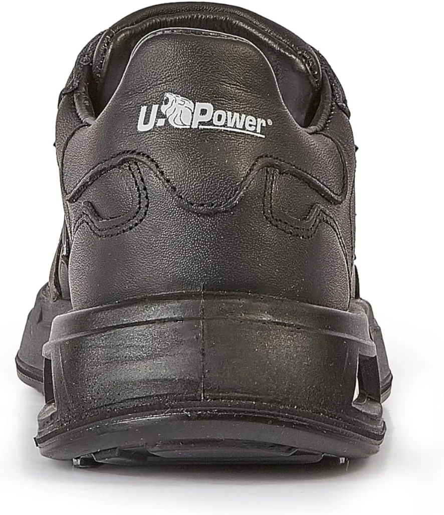 Кроссовки U-Power Urban Lifestyle Kal Sports Casual Shoes черного цвета из мягкой кожи, низкие, с нескользящей подошвой и вставкой Infinergy, идеально подходят для повседневного использования U Power — фото 3