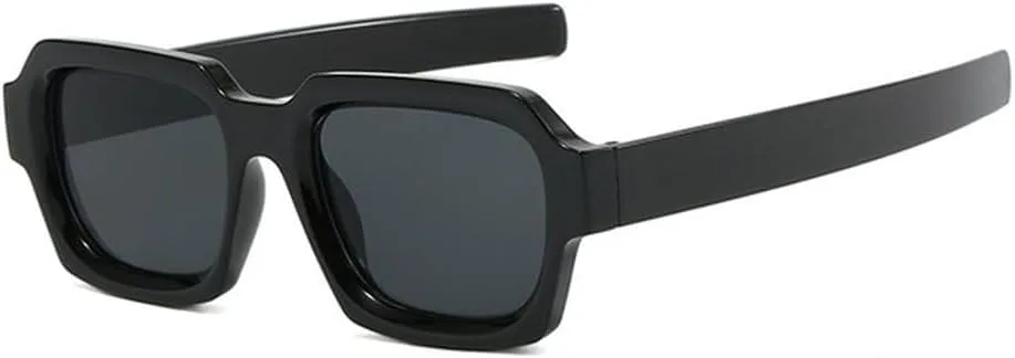 

Классические ретро-солнцезащитные очки для женщин, винтажные двухцветные солнцезащитные очки для мужчин и женщин, защита от ультрафиолета UV400 TVTBBVV, Black