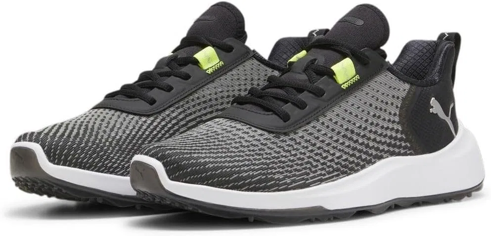 Мужские кроссовки для гольфа PUMA Fusion Crush Sport, Puma Black Electric Lime
