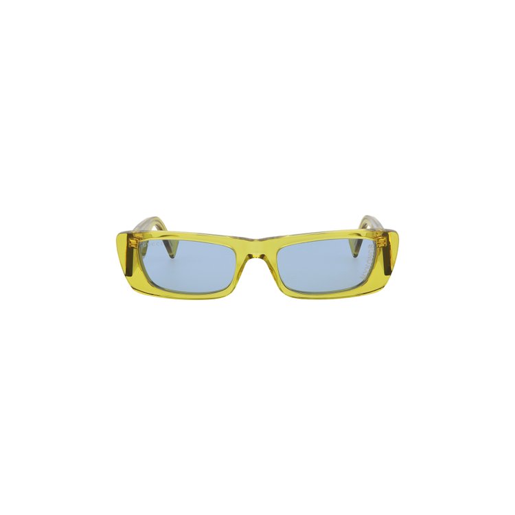 

Солнцезащитные очки Gucci Rectangular Sunglasses, цвет Yellow/Blue