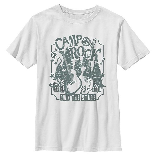 

Футболка с принтом Camp Rock Festival для мальчиков 6-20 Disney