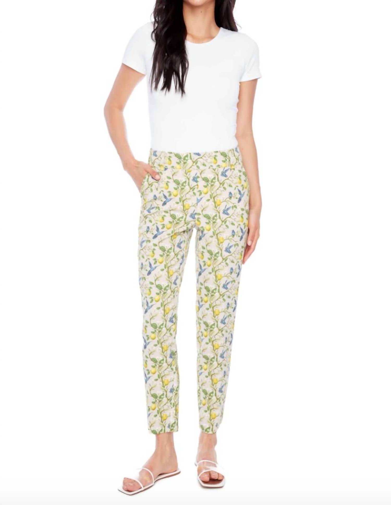 

Брюки Birdy Cigarette Slim Fit в зеленую клетку Iltm