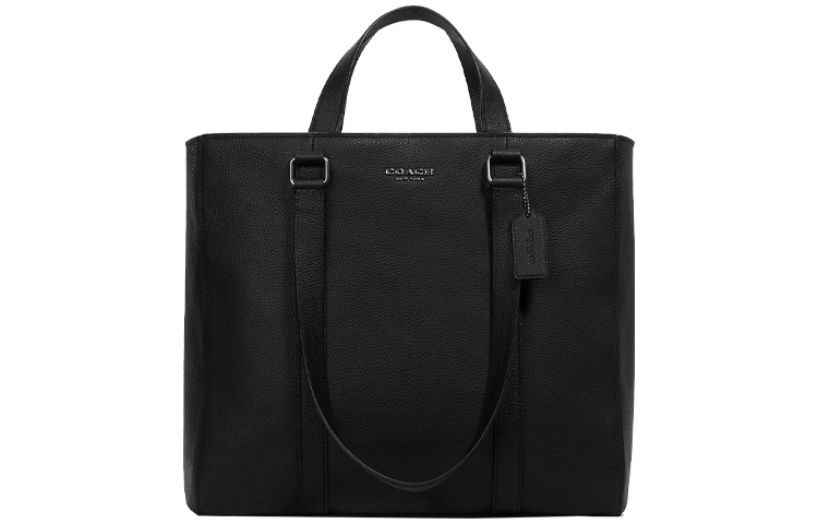 

COACH Сумка-шоппер Hudson Leather, сумка-шоппер, дамская сумочка, сумка через плечо, черная, мужская