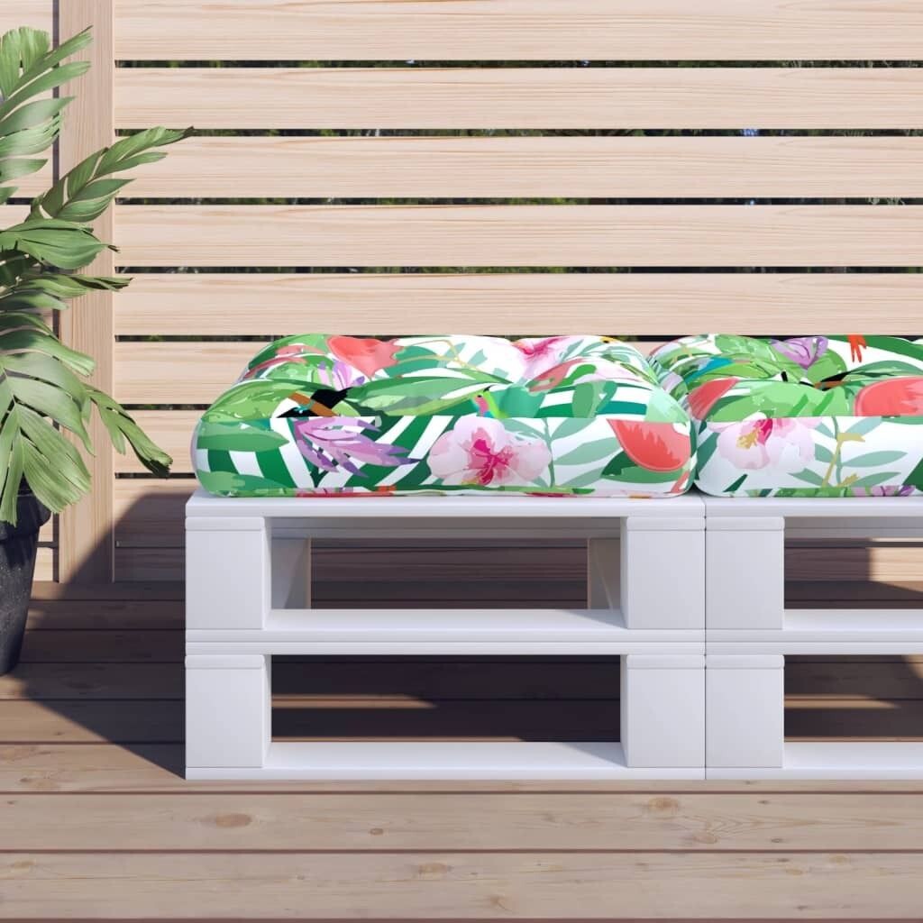 

Подушка-паллет разноцветная ткань 120х80х12 см. DKD HOME DECOR