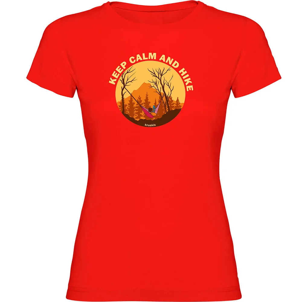 

Футболка с коротким рукавом Kruskis Calm And Hike, красный