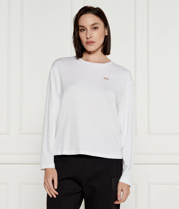 

Блуза Loose fit Ea7, белый