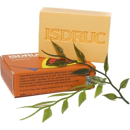 

Isdruc Jabon Skin Care 80 г для жирной кожи, черных точек, голеней, перхоти и шелушения кожи