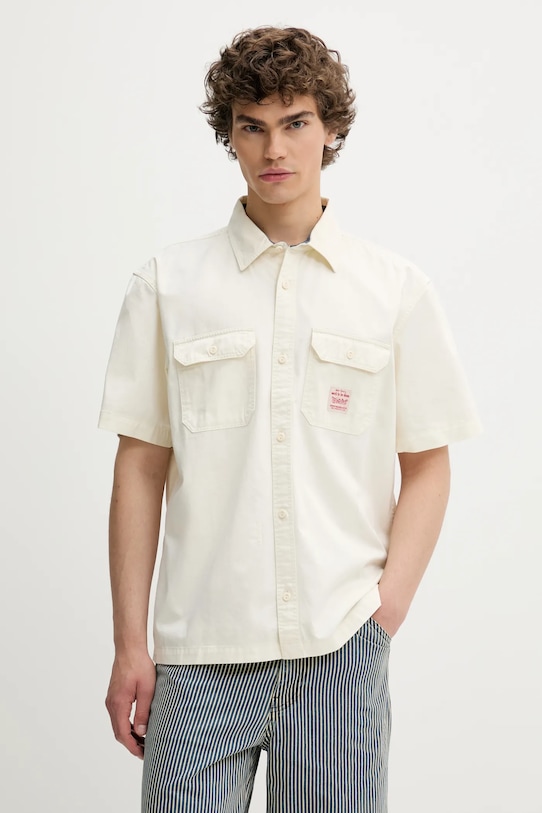 

Хлопковая рубашка SS DALTON WORKER WW Levi'S, бежевый