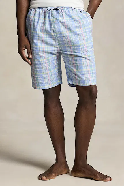 Пижамные шорты с полосками Polo Ralph Lauren, синий