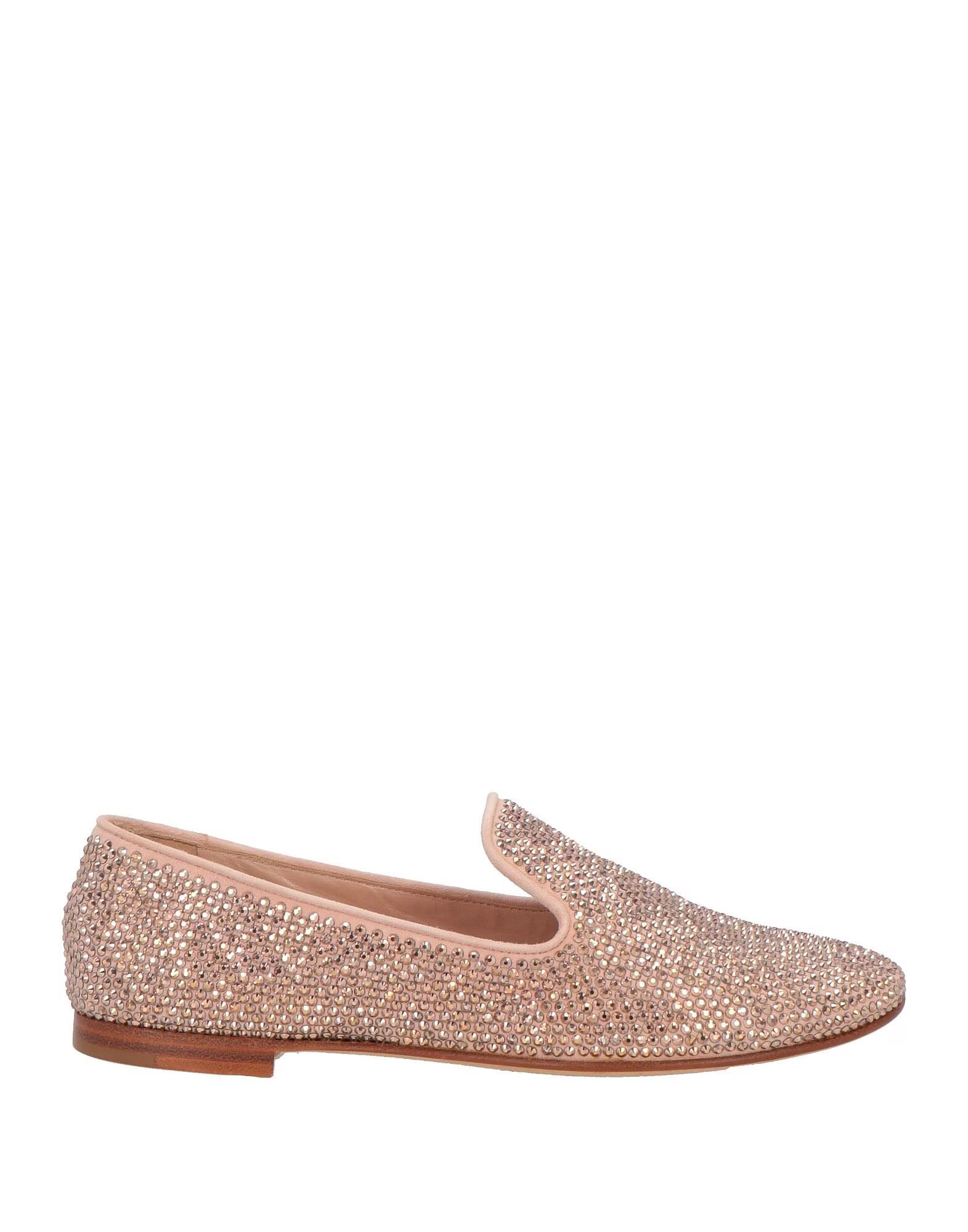 Лоферы Giuseppe Zanotti, бледно-розовый
