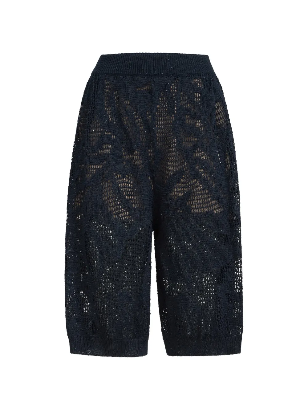 

Шорты-бермуды dazzling waterlillies Brunello Cucinelli, синий