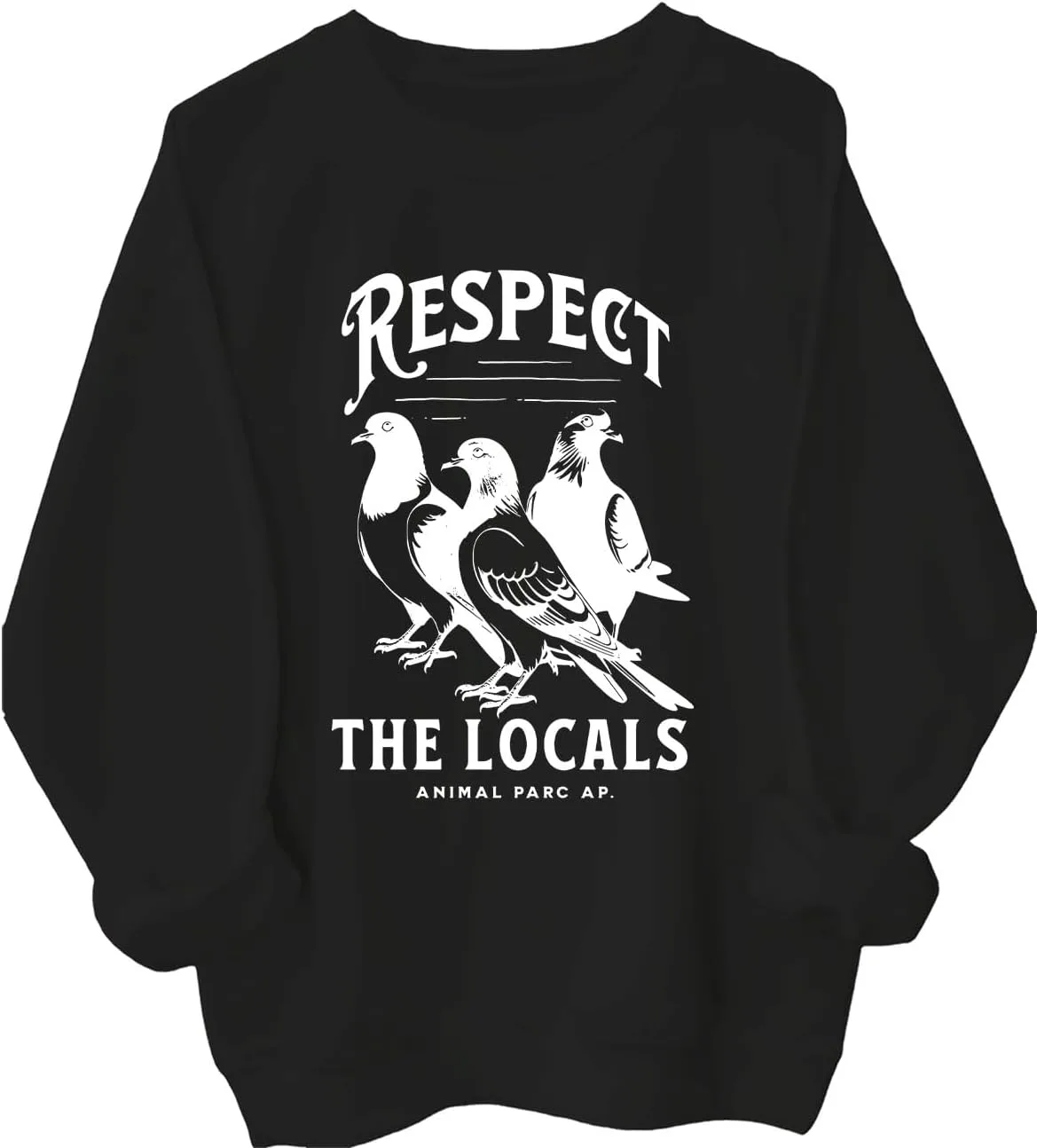 

Толстовка Respect The Locals Pigeon, забавный худи для любителей голубей MQZUO