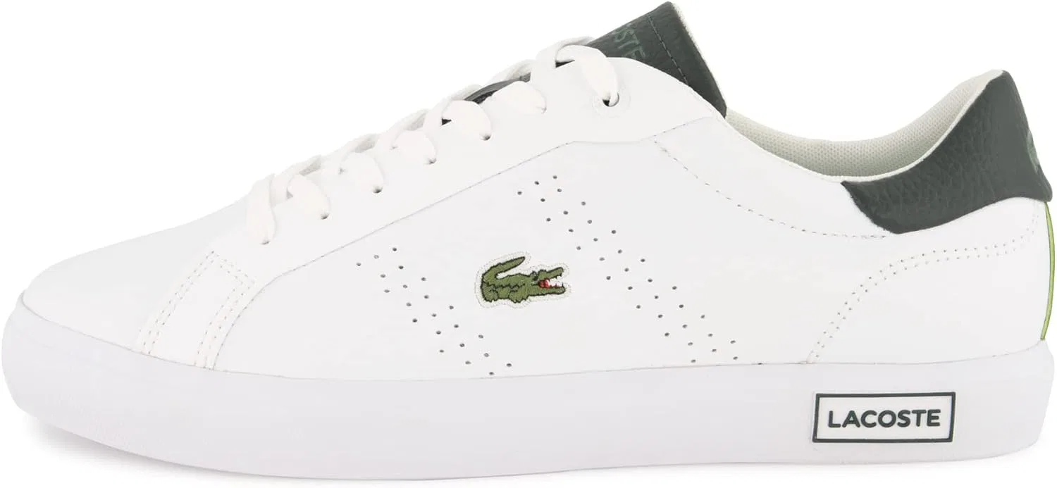 Lacoste Herren 45sma0041 вулканические кроссовки, 2-Wht Dk Green — фото 2