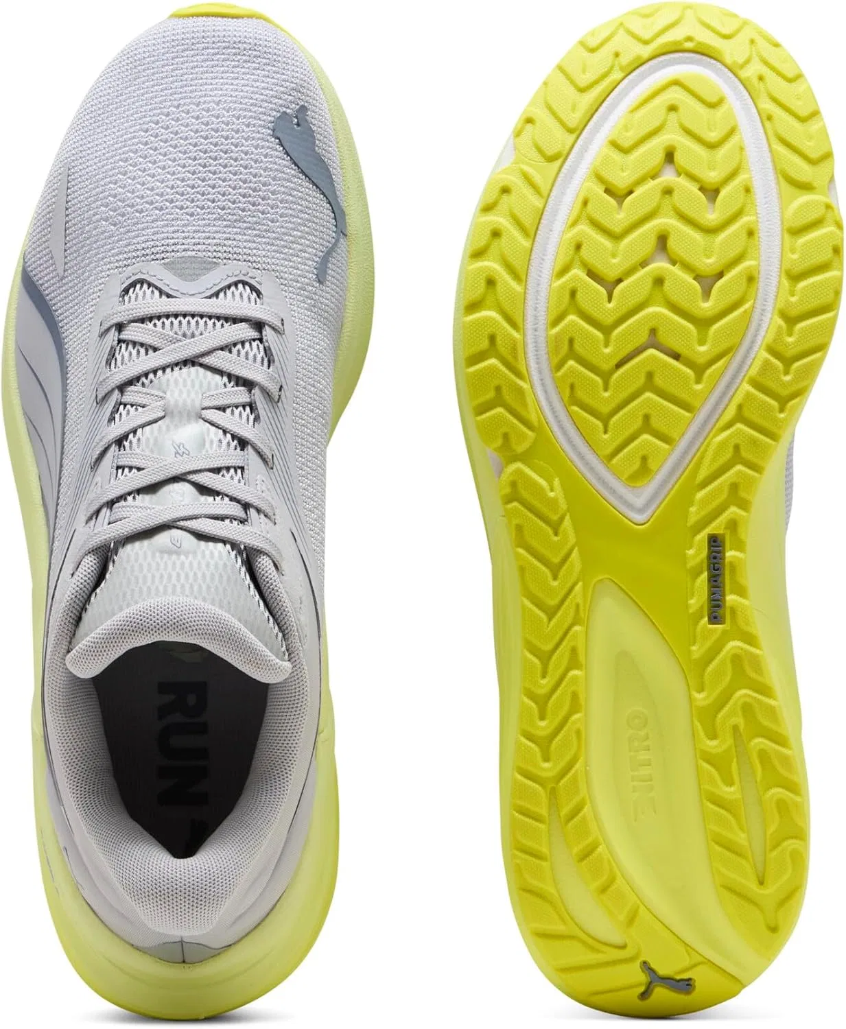 Мужские кроссовки Puma Electrify Nitro 4 для бега по улицам, Vibrant Silver Deep Plum Apple Spritz — фото 4