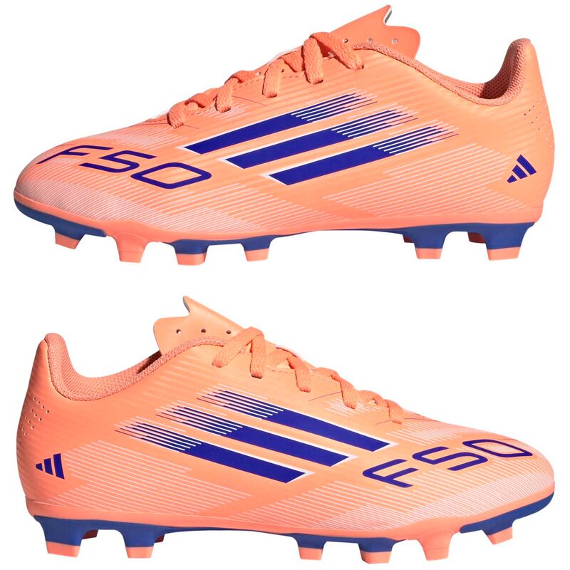 Футбольные бутсы для игры на траве f50 club fg/mg kids Adidas, мультиколор — фото 4